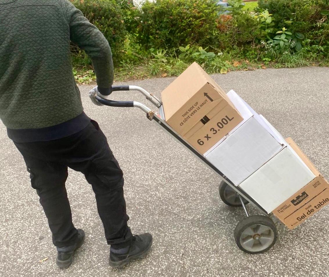 Delivery at doorstep