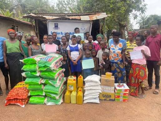 A family supported by Care Shield Food Bank